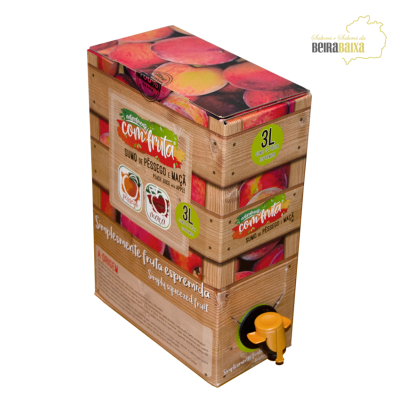 Sumo de Pêssego + Maçã espremido emb. 3 litros