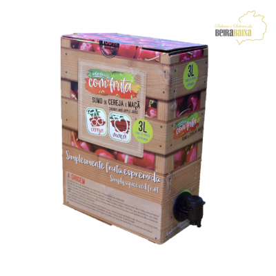 Sumo de Cereja + Maçã espremida emb. 3 litros