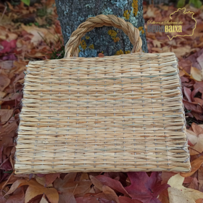Cesta de junco com fecho Natural Nº3