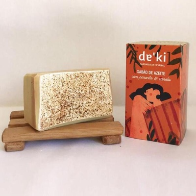 Sabão 100% Azeite da Beira Baixa, com Canela e Pimenta