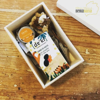 Coffret com 2 sabonetes + 1 balsamo hidratante