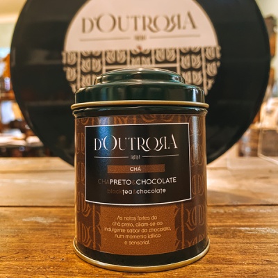 Chá preto & chocolate negro - lata 75g