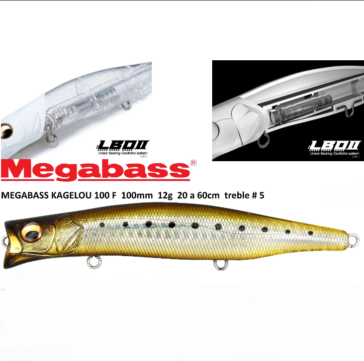 Amostra&#x20;Megabass&#x20;Kagelou&#x20;100F