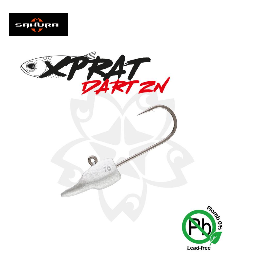 Cabeçote Sakura XPRAT DART ZN JIG HEAD