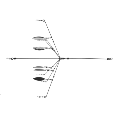 Geecrack Stealth 7 Bladed Umbrella Rig