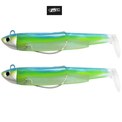 Amostra Black Minnow Combo x2 Search Nº3 (12 CM)