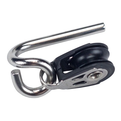 Clew Hook with Ball Bearing Block
