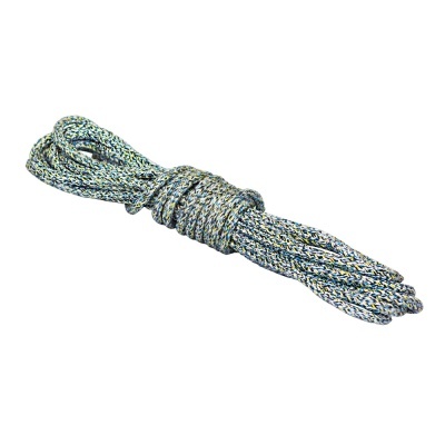 Cordão trançado colorido enrolado