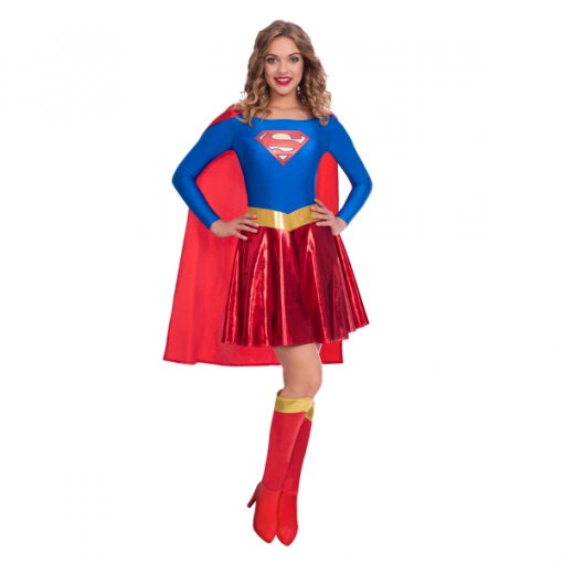 Fato Supergirl Classic Adulto