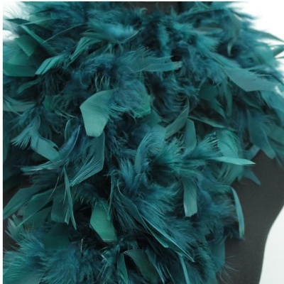 Penas verde-azuladas detalhadas com texturas macias