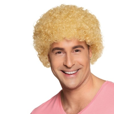 Peruca de palhaço encaracolada