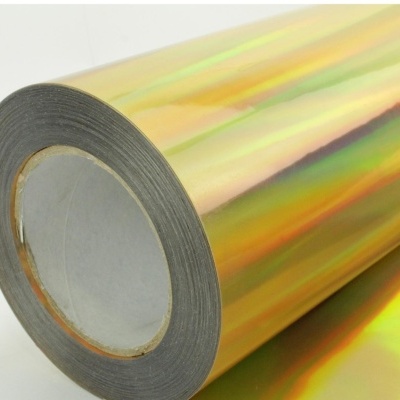 Rolo de película autoadesiva holográfica brilhante