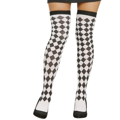 Meias pretas apertadas