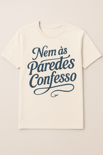 Nem ás paredes confesso