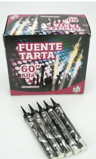 Bisnaga "Pirotécnica" para bolos