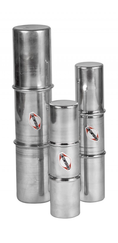 Ganza simpleS aluminio grande - (7 x 32cm)