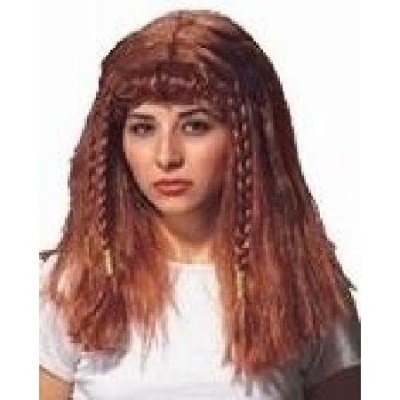 Peruca feminina longa com tranças