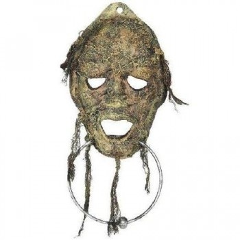 Máscara orgânica rústica com aro metálico