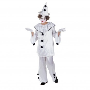 Pierrot Branco Homem