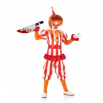 Palhaço Listrado Unissexo Infantil