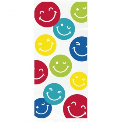 20 Sacos de Oferta Celofane Colorful Happy Face