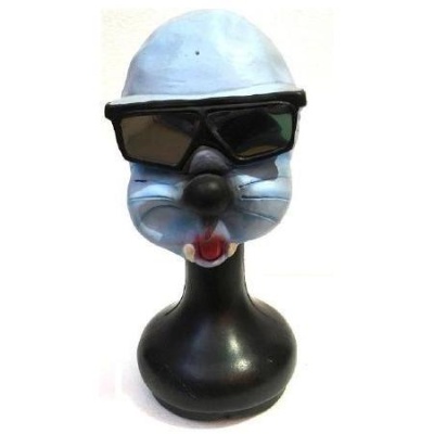 Máscara com óculos