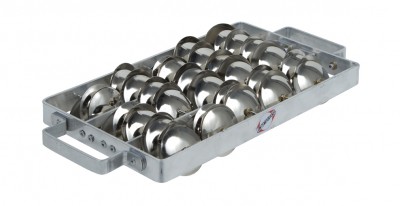 Chocalho double alu médium, 40 x 19.5cm - Pro