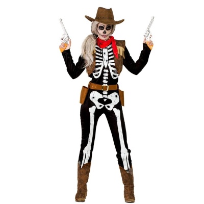 Esqueleto Cowboy Mulher