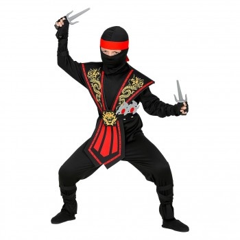 Guerreiro Ninja Vermelho Infantil