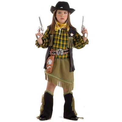 Cowboy vaqueira deluxe Infantil