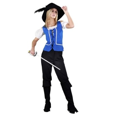 Mosqueteiro Azul Mulher