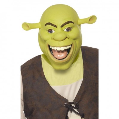 Máscara Shrek feita 100% látex.
