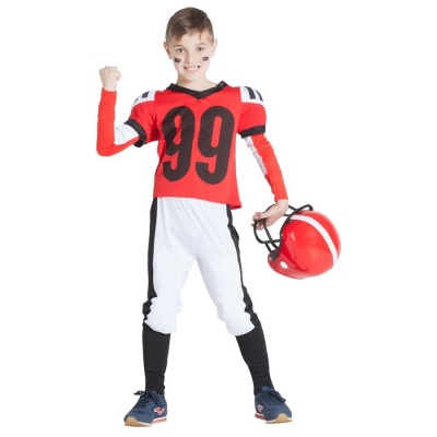 Jogador futebol americano infantil