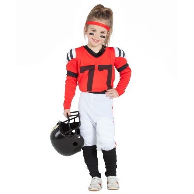 Jogadora rugby infantil