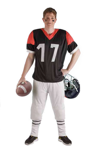 disfarce jogador rugby M/L