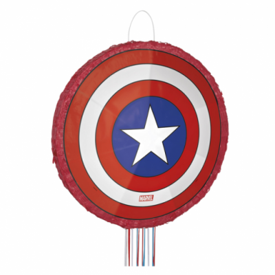 Pinhata 3D Escudo Capitão América Avengers