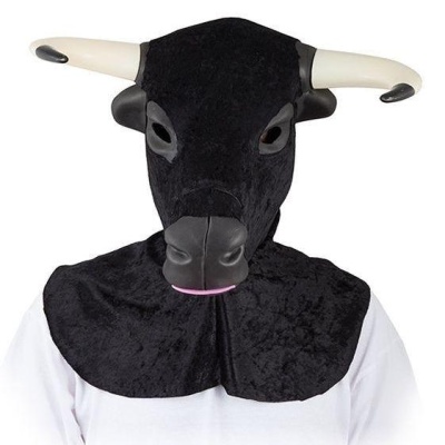 Máscara de cabeça de touro