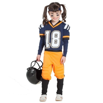 Jogadora de Futebol americano infantil