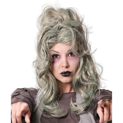 Peruca de zumbie para mulher