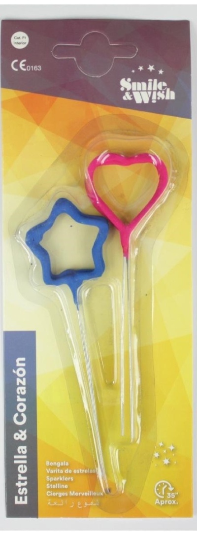 Blister Neon "Corações e Estrelas"