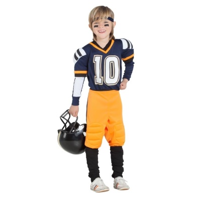 Jogador futebol americano infantil