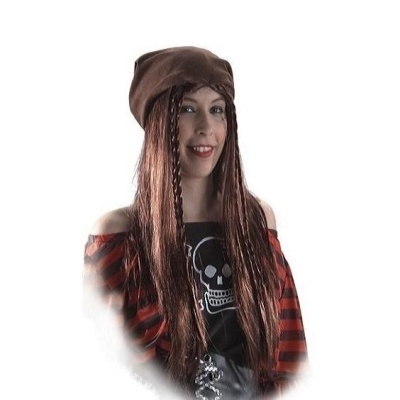 Lenço pirata com tranças