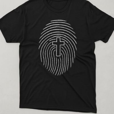 t-shirt manga curta preto IDENTIDADE 09