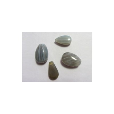 Ágata Cinzenta com buraco para pendurar (1 unidade)