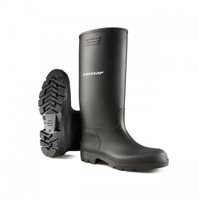 DUNLOP GALOCHA PRETA EM PVC