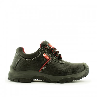 FOR WALK SAPATO SADO EM PELE PRETA AÇO S3 SRC