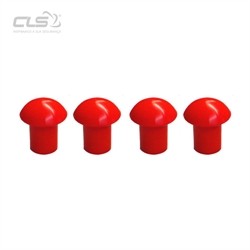 FIELD COGUMELO DE PROTEÇÃO EM PLÁSTICO VERMELHO