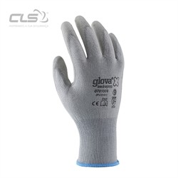 GLOVA LUVA EM MALHA DE POLIAMIDA REVESTIDA NA PALMA A POLIURETANO CINZENTO