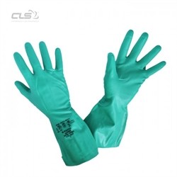 GLOVA LUVA EM NITRILO VERDE COM 30 CM