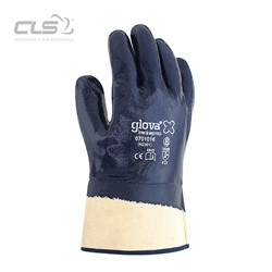 GLOVA LUVA TOTALMENTE REVESTIDA A NITRILO GROSSO COM PUNHO EM TELA